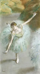 Danseuse en vert, vers 1883